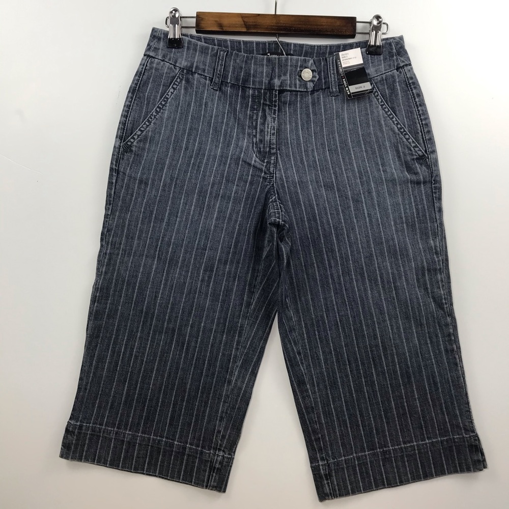 Denim Striped Bermuda Short by New York & Co